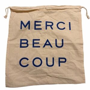 Clare V. Merci Beaucoup Canvas Drawstring Bag